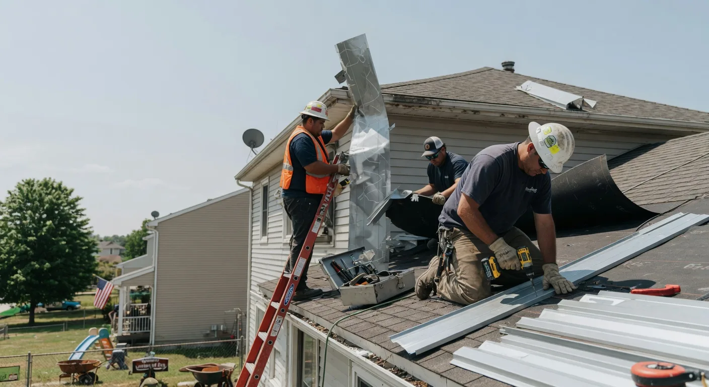 Metal Roof Repair in Hillsdale, IL